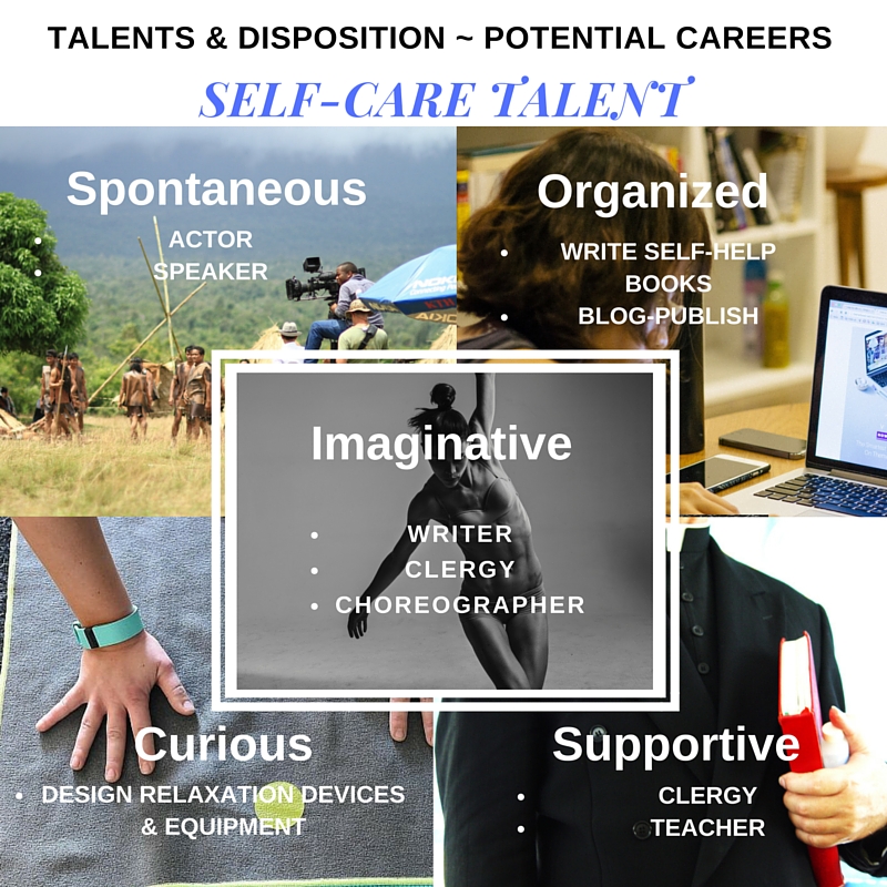 Self-Care Talent - Disposition ~ Potential Careers